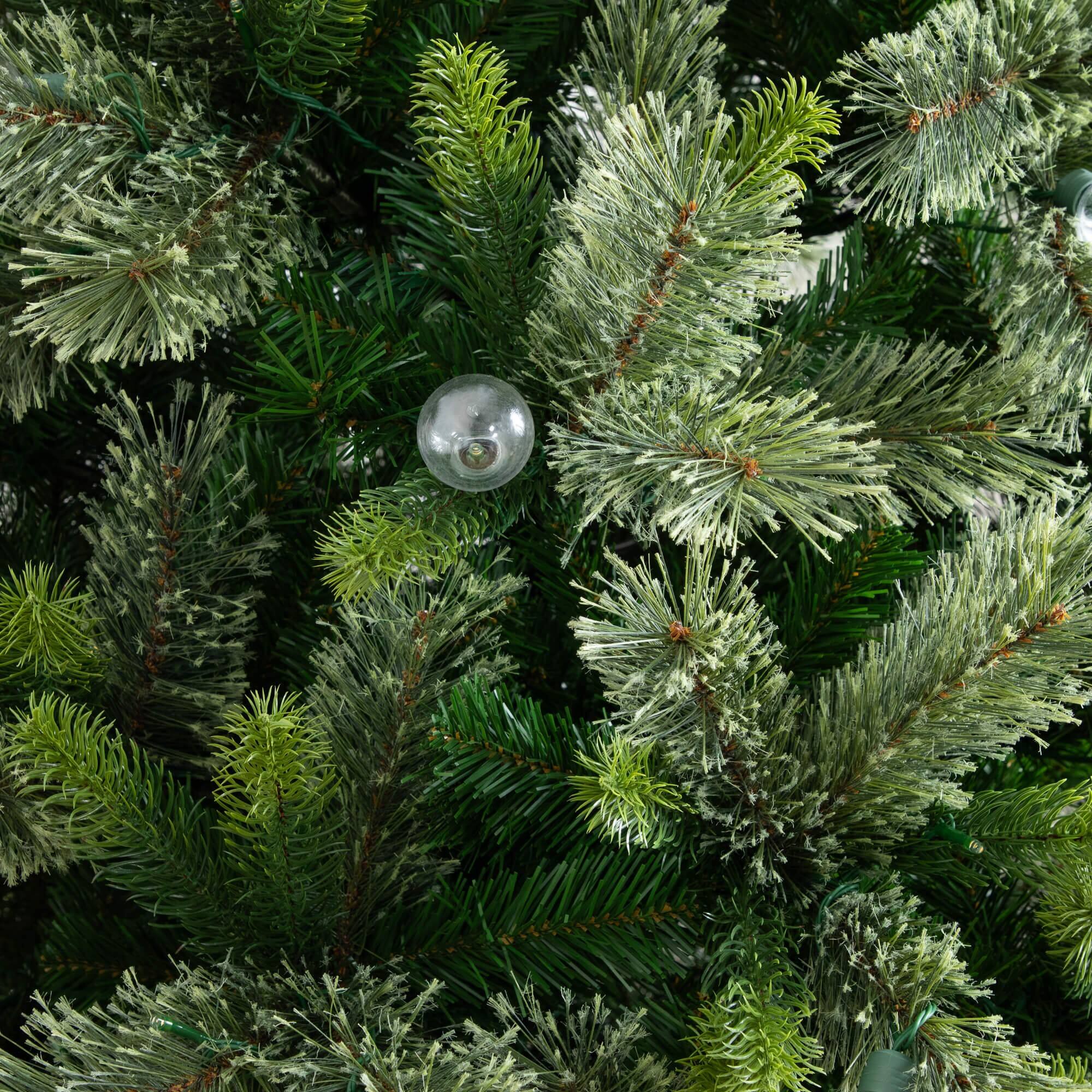 7.5ft. Pre-Lit Artificial Christmas Tree with Warm White LED Lights